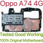 Original Unlocked Main Board For Oppo A74 4G Mainboard Motherboard Unlocked With Chips Circuits Flex Cable (New)