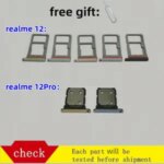 SIM Card SD Card Tray chip slot drawer card Holder OPPO Realme12 Realme12Pro RMX3999 RMX3843 drawer chip card tray realme 12 Bangladesh (New)