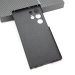 Case Samsung S22 Ultra Ultrathin 600D Real Carbon Fiber Aramid Anti-explosion Cell Mobile Phone Protective Cover Shell (New)