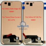 Original Maosen Infinix GT 50 Pro X6891 LCD Tecno Pova Curve 2 5G LK7K Infinix Note Edge5G X6887 LCD Display Frame (New)