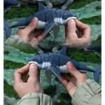 Carcharocles megalodon 1/64 22CM 8.6-inch 3D resin printing Action Figures Toy Gift Collection【Delivery within 20 days】 (New)