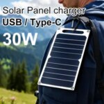 Solar Panel 5V USB Type C Charge Portable Flexible Kit Lightweigh Mini System Phones Car Camping Hiking Power Banks IP65 Bangladesh (New)