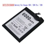 1x High quality 6000mAh / 23.1Wh BAT21ZN1356000 Cell Phone Replacement Battery Doogee S98 / S98 Pro / S99 Phone Batteries Bangladesh (New)
