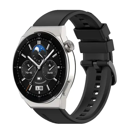 Se07a179628704ac884a3770b071d1671x_480x480q75 22mm Official Silicone B Huawei Watch GT 2 3 Pro Straps Original Watchb Huawei GT2 GT3 GT4 Pro 46mm Wrist Bracelet (New) - Image 1