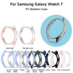 PC Case Samsung Galaxy Watch7 40mm 44mm Matte Cover Protective Hollow Bumper Shell Galaxy Watch 7 Smartwatch Accessories (New)