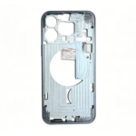 Replacement Middle Frame Housing for iPhone 15 Pro Max, Pre-Installed Buttons + Charging Port Mesh + Screen Brackets (New)