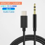 Usb Type C To 3.5mm Aux Audio Cable Headset Speaker Headphone Jack Adapter Car Aux for Samsung S20 Plus Note 20 S21 Ultra Tab S7 (New)