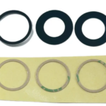 10set Back Camera Glass Lens Sticker iPhone 16 15 Plus 14 13 Pro Max 12 11 Rear Camera Glass Cover Holder Lens Parts (New)