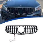 Suitable for 2016-2019 GLC-class X253 replacement GT LED illuminated grille 2016-2019 X253 front luminous grille (New)