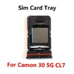 Sim Card Slot Tray Holder Sim Card Reader Socket For Tecno Camon 30 5G CL7 CL7k