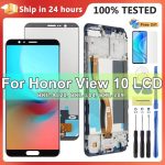5.99" For Honor View 10 LCD Display Touch Screen Digitizer Replacement For Honor V10 BKL-AL00 BKL-AL20 LCD With Frame