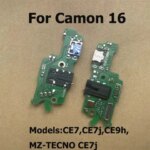 Power Charger For Tecno Camon 16 Premier USB Charging Dock Board PCB Port Connector Flex Cable For Camon 16 16s Pro S (New)