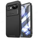 Luxury Slide Camera Protector Matte Cover Google Pixel 9 Pro XL 8 7 Pro Pixel 9A 8A 6A Shockproof Armor Defender Phone Cases Bangladesh (New)