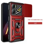 ZTE nubia Neo 3 Case ZTE nubia Neo3 Cover nubia Neo3 Magnetic Ring Holder Armor Phone Case Slide Camera Protect Back Cover (New)