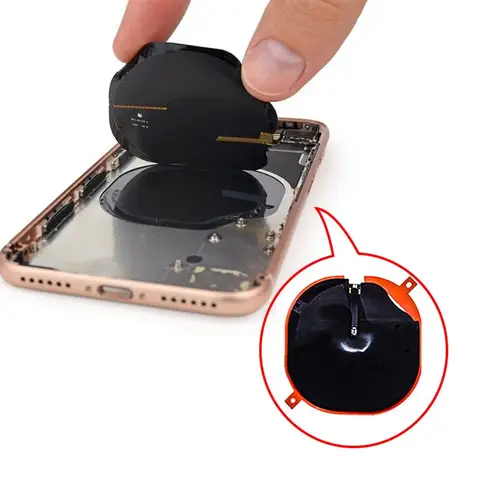 Se1f766b682d54ac79b6607f2fd18c908O_480x480q75 Pulled Wireless Charging Coil NFC Antenna Chip & Volume Flex Cable Replacement iPhone 8 8Plus SE2 11 12 Mini Pro Max X XS XR (New) - Image 1