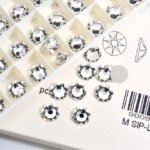 2088 Rhinestones SS6-SS50 Crystal AB Non Hotfix Nail Art DIY Glue On Strass Glass Flat Back Rhinestones стразы For Crafts (New)