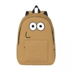 My Pet Alien Pou for Teens Student School Bookbag Cute Cartoon Canvas Daypack Elementary High College Gift (New)