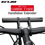 GUB Bicycle Carbon HandleBar Extender Mount Lamp Bracket CNC Aluminum Alloy MTB Bike Flashlight Extension Holder 110-202mm (New)
