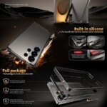Hybrid Silicone Frame Aluminum Metal Phone Case Samsung Galaxy S26 S25 Ultra S24 Plus Better Heat Bumper (New)