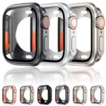 Screen Protector Case for Apple Watch Cover 46mm 42mm 45mm 44mm 41mm 40mm Hard PC Bumper Protector for iwatch 11 10 9 8 7 6 5 SE (New)