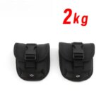 Quick Release Fastener Weight Pocket 1kg For Sidemount Diving Black Ballast Pouch Scuba Snorkeling Gear Underwater Sport (New)