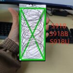 Original AMOLED S23 Ultra Replacement Component Display Screen, Suitable for S9180 S918B S918U Touch Screens with Defects (New)
