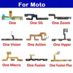 Power Volume Flex Motorola Moto One Zoom Hyper Vision Action Macro Fusion Plus / One 5G Power Button Flex Cable Bangladesh (New)
