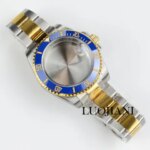 NH35 Case Gold Silver Watch Case 40mm Oyster Jubilee Bracelet Watch Parts SUB GMT NH34 NH35 NH36 movement Sapphire Glass (New)