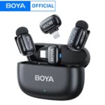 BOYA BOYA Mini Wireless Lavalier Lapel Microphone for iPhone iPad Android Type-C Phone Live Broadcast Audio Video Recording Vlog (New)