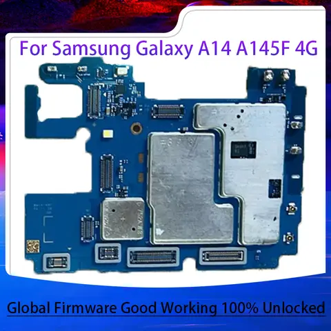 Se43f59256ed94f39b51072ee8058d135b_480x480q75 Good Tested Mainboard For Samsung Galaxy A14 A145F 4G Network 64GB 128GB Motherboard With Android System Logic Board Full Chips (New) - Image 1