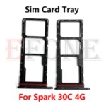 Tecno Spark 20 KJ5 20C BG7 BG7n 30C KL5 KL8 4G 5G Sim Card Slot Tray Holder Sim Card Reader Socket Bangladesh (New)