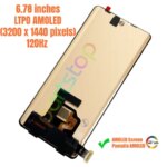 iParts Replacement New Display for vivo X100 Ultra 5G V2366GA V2366HA 120Hz AMOLED Touch Screen Digitizer Assembly OEM (New)