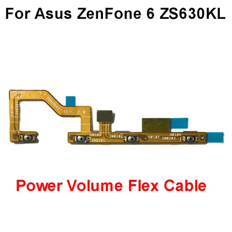 Se523c94a516b488db3380c73bef107647_480x480q75 On Off Power Volume Side Button Flex Cable Asus ZenFone 6 2019 ZS630KL Volume Power Switch Key Flex Cable Replacement Parts (New) - Image 1