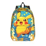 Fashion Pokemon Pikachu Backpack Mochilas Light Hiking Large Capacity Rucksack (New)