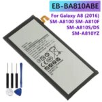 Replacement Battery EB BA810ABE Galaxy A8 2016 A810 SM A810F A810F Rechargeable Phone Battery 4000mAh Bangladesh (New)