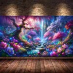 Enchanting sakura forest DIY 5D Diamond Painting Fantasy Landscape New 2024 Full Mosaic Diamond Embroidery Sale Large Size (New)
