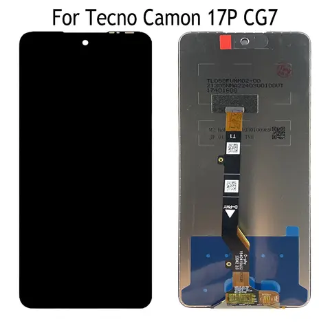 Se5aba18111ca48bd90bc11e144ce5dd5I_480x480q75 6.8 Inches Original For Tecno Camon 17P LCD Display Screen Touch Sensor Digitizer Assembly For Tecno CG7 CG7n LCD Repair Parts (New) - Image 1
