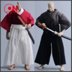 1/12 Male Japanese Samurai Costume Cosplay Clothes Model Fit 6 Notaman Romankey Soldier Action Figure Body (New)
