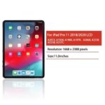 A1934 A1979 A1980 A2103 A2228 A2230 A2231 A2068 Lcd  iPad Pro 11 2018 2020 LCD Display Touch Screen Digitizer Assembly (New)