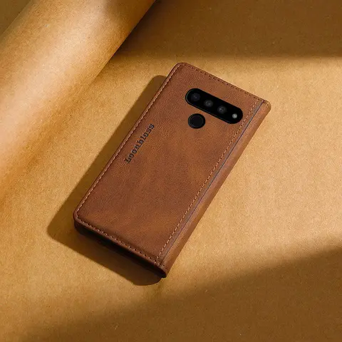 Se61fa45c97ee4c42a91633f5c330a601w_480x480q75 Leather Flip Case LG V50 ThinQ Phone Case Etui LG V50s ThinQ Cover Global Version LGV50 LGV50S V 50 50s V50 s ThinQ 5G Case (New) - Image 1