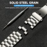 Metal Band for Samsung Galaxy Watch 8 40mm 44mm 8 Classic 46mm Stainless Steel Strap for Galaxy Watch 7 Ultra 2025 47mm Bracelet (New)