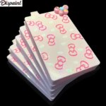 Dispaint New Pink Bow Print Diamond Tray Magnetic Slide Cover 5D Diamond Embroidery Accessories Storage Drill Tool (New)