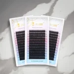 Lashrujade Matte Black Soft Mink Faux Individual Eyelashes Extension Russian Volume Lash Regular Classic Lashes Extension Bangladesh (New)