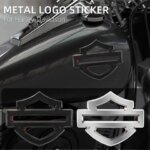 3D Metal Motorcycle Logo Stickers Decals Side Body Fairing Decals Emblem For Harley Davidson Decoration Accessories (New)