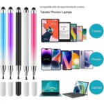 Stylus Pen for Touch Screens 2-in-1 Tablet Pen Stylus Pencil for IPad/iPhone/Tablets/Android/Samsung All Capacitive Touch Screen (New)
