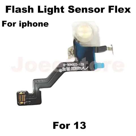 Se6bfaec0af614d65ab8303bc536ddcc5U_480x480q75 1pcs Flash Light Sensor Flex Cable For iphone 13 14 12 Pro Max Mini Plus LED Proximity Distance Ambient Flex Repair Parts (New) - Image 1