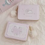 1 Pcs Cute PU Leather Coin Purse Cartoon Waterproof Card Wallets Credit Card Holoder Students Change Money Organizers Gift Bag (New)