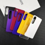 Fashion Frosted Slim Half-pack Case Sony Xperia 10 5 1 VII VI V IV Anti-fingerprint Enhance PC Drop-proof Back Protect Cover (New)
