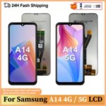 OEM Display Samsung Galaxy A14 4G LCD SM A145F Touch Panel Screen Samsung A14 5G LCD SM A146B Assembly SM A146P Screen Bangladesh (New)