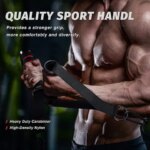Heavy-Duty D-Ring Metal Gym Handle Cable Machine Grip with Hook for Resistance Bands Yoga & Strength Training (New)